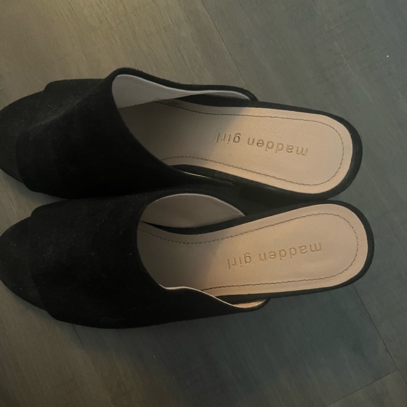 Madden Girl open toe slide on block heels - Picture 2 of 3